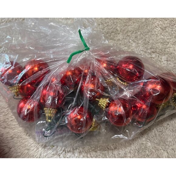 Red & Silver & Multicolor Christmas Ornament Bundle Mini Presents, Balls Tinsel - Picture 7 of 11